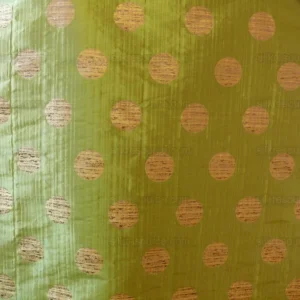 P1190871 by yard 100% Silk Damask Moon In Bamboo "evergreen" Gold Green MSRP USD 285/y
