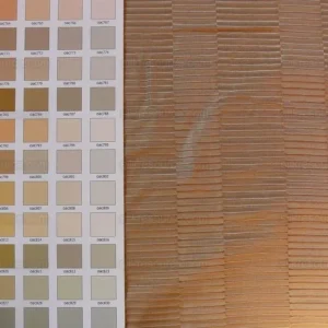 P1200445 100% Silk Jacquard Piano Key Texture "goldspun" Metalic Brown Gold