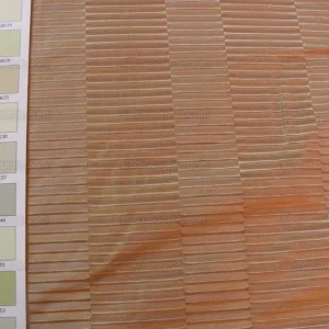 P1200446 100% Silk Jacquard Piano Key Texture "goldspun" Metalic Brown Gold