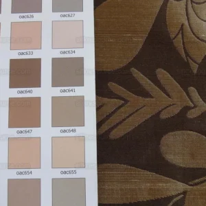 P1220771 100% Silk Damask Fairy Tale Tree Of Life "chocolate" Brown Thick Josef Frank MSRP USD356/Y