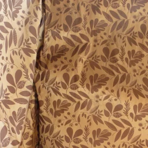 P1220776 100% Silk Damask Fairy Tale Tree Of Life "chocolate" Brown Thick Josef Frank MSRP USD356/Y