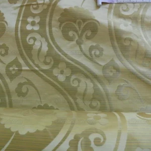 P1230022 100% Silk Damask Peony River - Mist Ecru