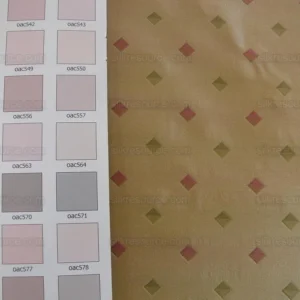 100% Silk Lampas Diamond Dot "tuscana" Yellow Pink Sage Green  Stripe Reversible