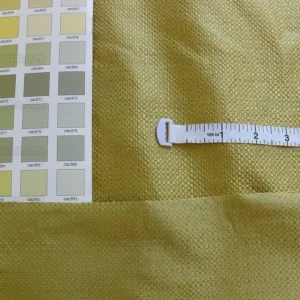 P1230459 100% Silk Damask Textured Check "sage" Light Green Gold Raffia Basket