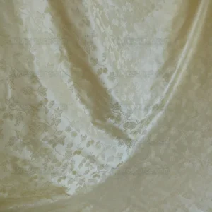 P1230835 100%silk Damask Summer Berry "almond" Ecru