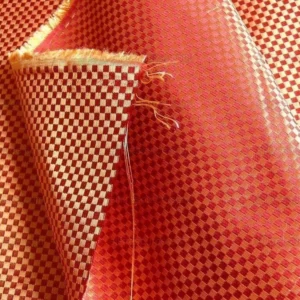 P1240054 High End 100% Silk Mini Check "mulberry" Red Heavy! MSRP USD275/Y