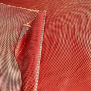 P1240056 High End 100% Silk Mini Check "mulberry" Red Heavy! MSRP USD275/Y