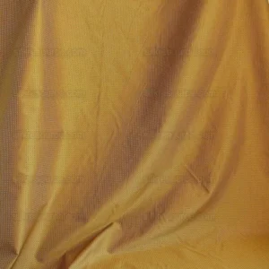 P1240793 100% Silk Jacquard Dashed Square Texture "goldspun" Gold Plaid