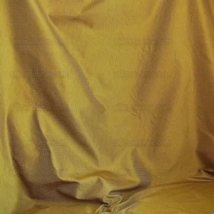 P1240804 100% Silk Jacquard Dashed Square Texture "marjoram" Green Plaid