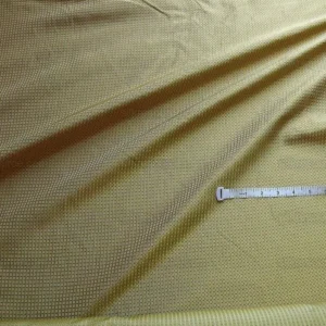 P1240899 100% Silk Jacquard Dashed Square Texture "marjoram" Green Plaid