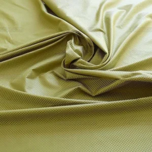 P1260073 High End 100% Silk Mini Check "arcadia" Green Heavy! MSRP USD275/Y