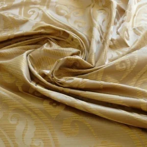P1260080 100% Silk Damask Peony River - Toffee Tan