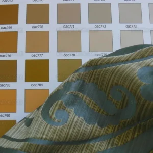 P1260095 By Yard CUSTOM ORDER 100% Silk Damask Peony River - Blue