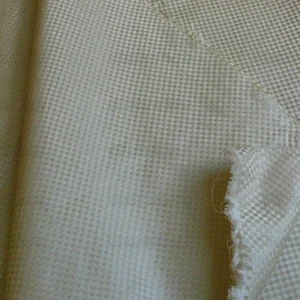 P1270599 High End 100% Silk Mini Check "flax" Gold Heavy! MSRP USD275/Y