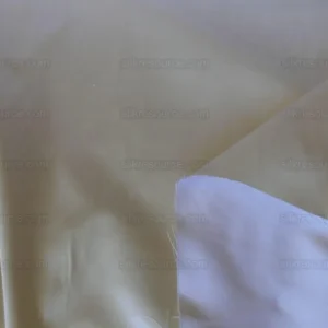 P1490175 Clarence House Monceau Satin 100% Silk Double-faced Duchess Satin WHITE & CREAM Snow White CHAMPAGNE