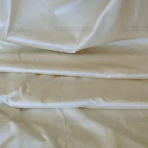 P1490187 Clarence House Monceau Satin 100% Silk Double-faced Duchess Satin WHITE & CREAM Snow White CHAMPAGNE