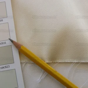 P1490202 Clarence House Monceau Satin 100% Silk Double-faced Duchess Satin WHITE & CREAM Snow White CHAMPAGNE