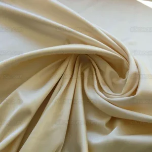 P1490205 Clarence House Monceau Satin 100% Silk Double-faced Duchess Satin WHITE & CREAM Snow White CHAMPAGNE