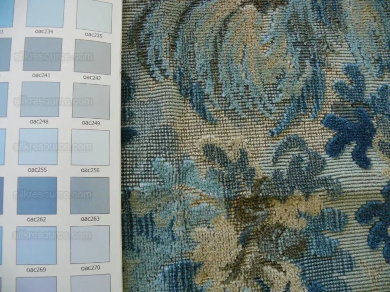 P1520825-1 Brunschwig & Fils Great Ming Twilight Linen/cotton Tapestry Bty