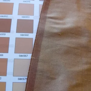 P1520886 Fabricut 100% Silk Butterfly Trellis Copper Bronze & Peach 1.1y