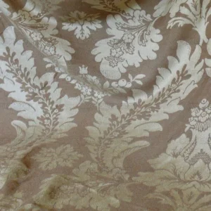 P1520934 Vervain Italian Linen Damask In Muted Golden Fall MSRP USD 200/y