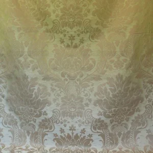 by yard Schumacher "julia" Italy Silk Lampas Ren Baby Green and griege MSRP US300+