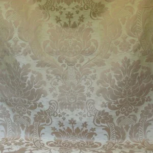 by yard Schumacher "julia" Italy Silk Lampas Ren Baby Green and griege MSRP US300+