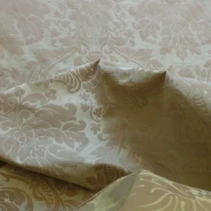 by yard Schumacher "julia" Italy Silk Lampas Ren Baby Green and griege MSRP US300+