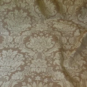 by yard Schumacher "julia" Italy Silk Lampas Ren Baby Green and griege MSRP US300+