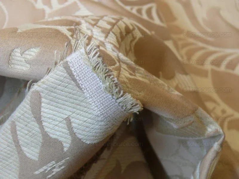 by yard Schumacher "julia" Italy Silk Lampas Ren Baby Green and griege MSRP US300+