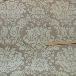 by yard Schumacher "julia" Italy Silk Lampas Ren Baby Green and griege MSRP US300+