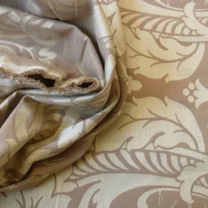 by yard Schumacher "julia" Italy Silk Lampas Ren Baby Green and griege MSRP US300+