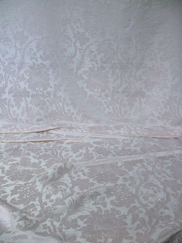 P1550978 Bty Ralph Lauren Clarissa Damask Camellia Pale Pink Peony Blossom MSRP USD 311/Yard