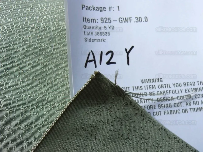 P1560024 By yard Lee Jofa Staccato Silk Weave Olivet Demure Green Speckled Texture Silk MSRP USD198/y