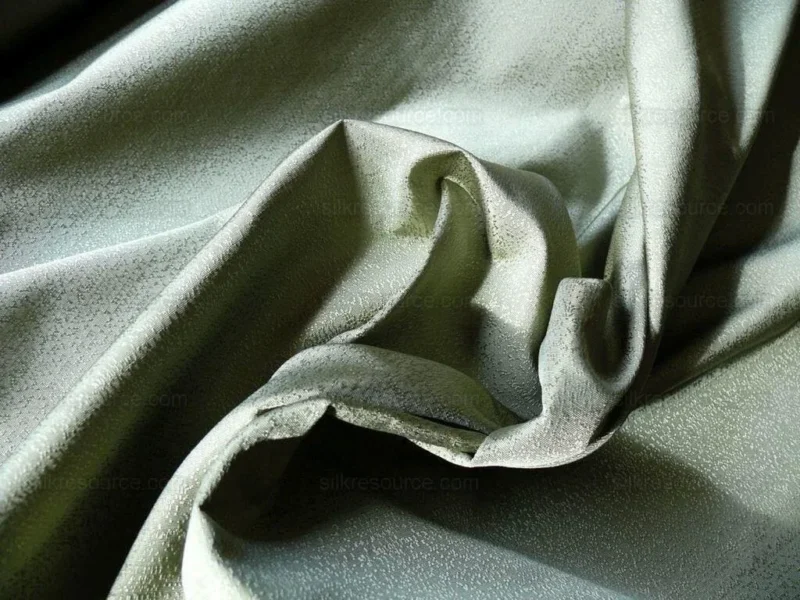 P1560026 By yard Lee Jofa Staccato Silk Weave Olivet Demure Green Speckled Texture Silk MSRP USD198/y