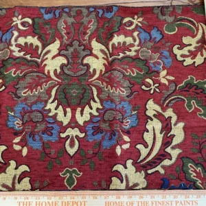 img_3951 0.5y Scalamandre Novaro Tapestry Wool Multi Red Thick MSRP USD 596Y