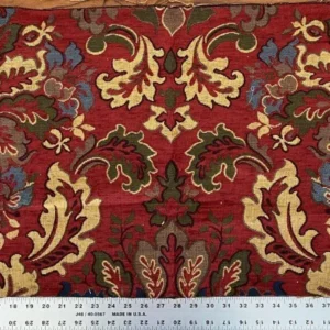 img_3952 0.5y Scalamandre Novaro Tapestry Wool Multi Red Thick MSRP USD 596Y