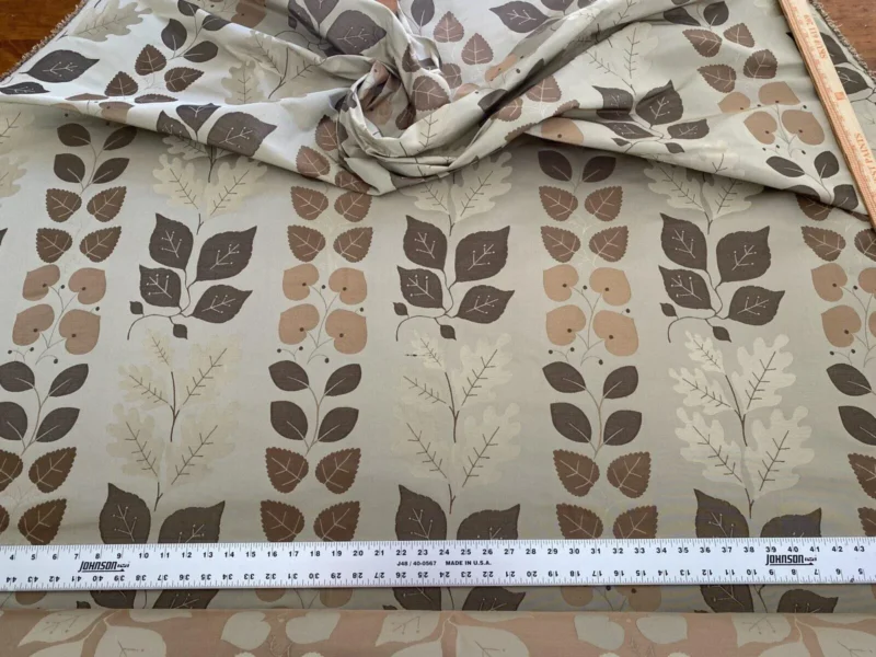 img_4163 By Yd Lee Jofa Mulberry Home Woodland Antique Gold Silk Lampas Foliage forest Birch Oak Elm William Morris MSRP USD 288/y