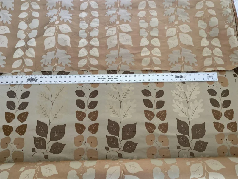 img_4164 By Yd Lee Jofa Mulberry Home Woodland Antique Gold Silk Lampas Foliage forest Birch Oak Elm William Morris MSRP USD 288/y