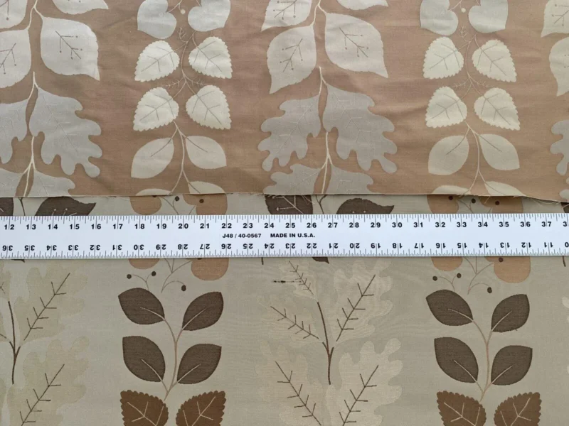 img_4165 By Yd Lee Jofa Mulberry Home Woodland Antique Gold Silk Lampas Foliage forest Birch Oak Elm William Morris MSRP USD 288/y