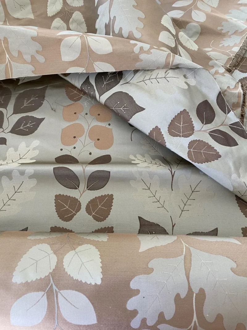 img_4169 By Yd Lee Jofa Mulberry Home Woodland Antique Gold Silk Lampas Foliage forest Birch Oak Elm William Morris MSRP USD 288/y