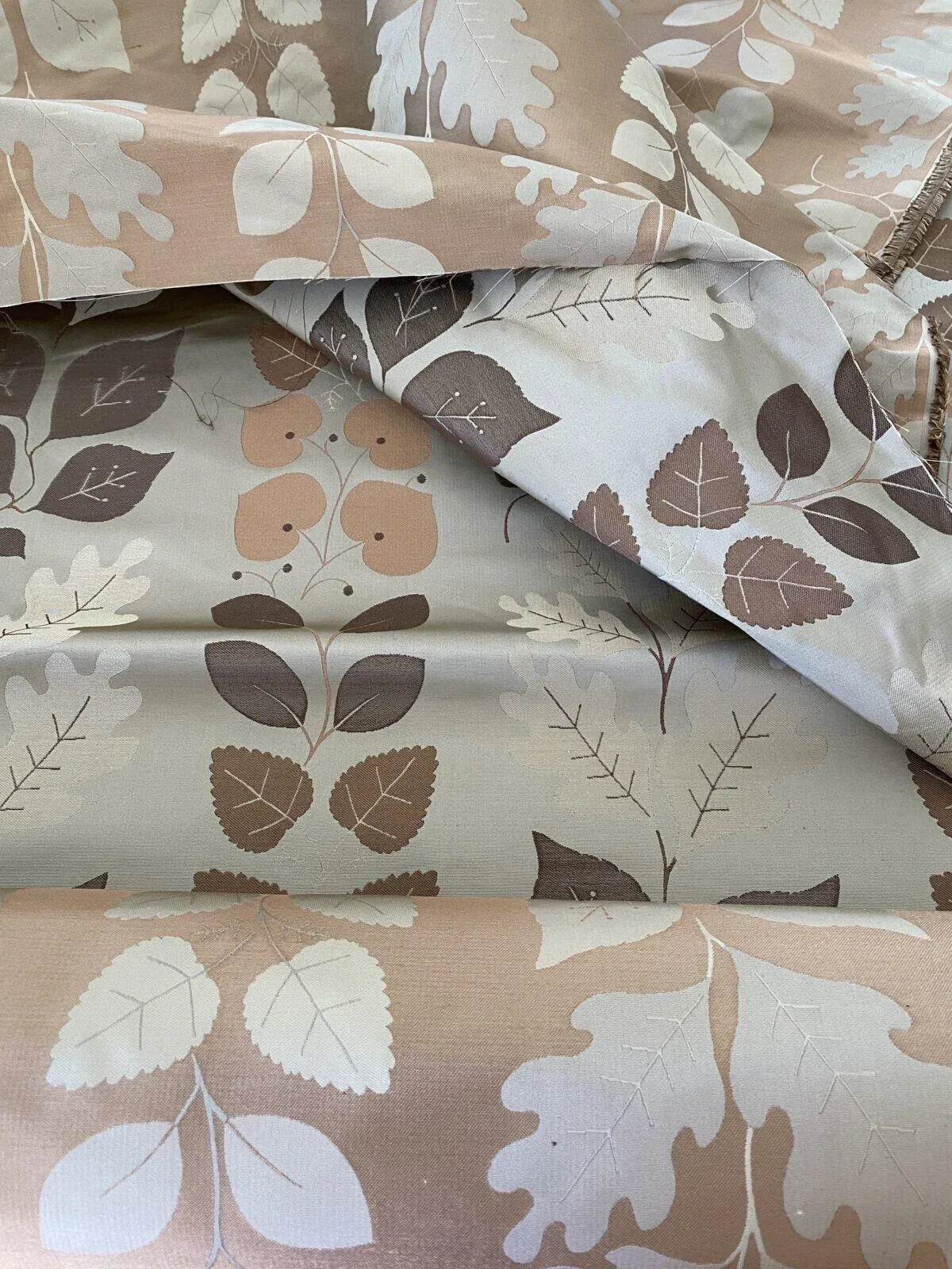 by yard Lee Jofa Mulberry Home Staveley Damask Ruby Olive Green Red White Floral Stripe MSRP USD 196/y