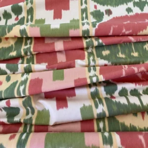 img_4271 0.56 yd F Schumacher Samarkand Ii Warp Print Watermelon MSRP USD 396/YD Special Order (Copy)