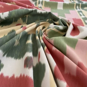 img_4280 0.56 yd F Schumacher Samarkand Ii Warp Print Watermelon MSRP USD 396/YD Special Order (Copy)