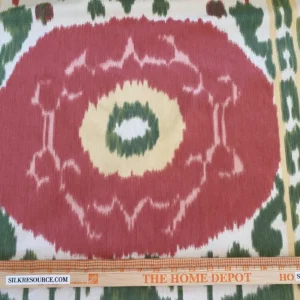 img_4282 0.56 yd F Schumacher Samarkand Ii Warp Print Watermelon MSRP USD 396/YD Special Order (Copy)