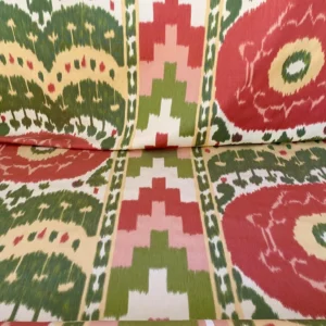 img_4284 0.56 yd F Schumacher Samarkand Ii Warp Print Watermelon MSRP USD 396/YD Special Order (Copy)