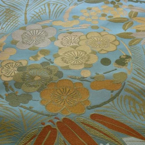 products-_57.jpg 1.2Y Kravet Coutour Imperial Kimono Silk Lampas Mineral Blue MSRP USD 270/Y