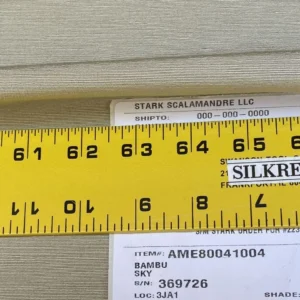 IMG_5427 By Yd Scalamandre Bambu Sky Silk & Linen Texture Solid Beige Italy MSRP USD 272/Y Glowing!