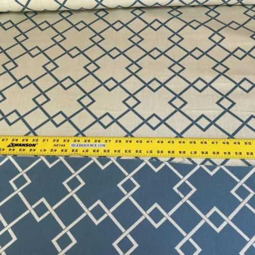 IMG_5486 Scalamandre Hope Diamond Sky Blue White Outdoor Sunbrella MSRP USD 184/yard