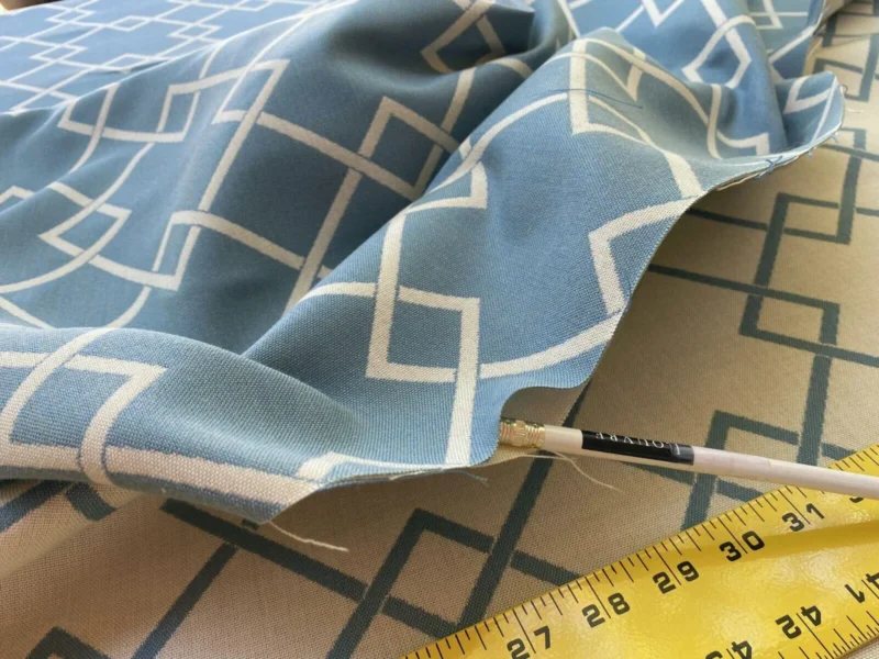 IMG_5488 Scalamandre Hope Diamond Sky Blue White Outdoor Sunbrella MSRP USD 184/yard